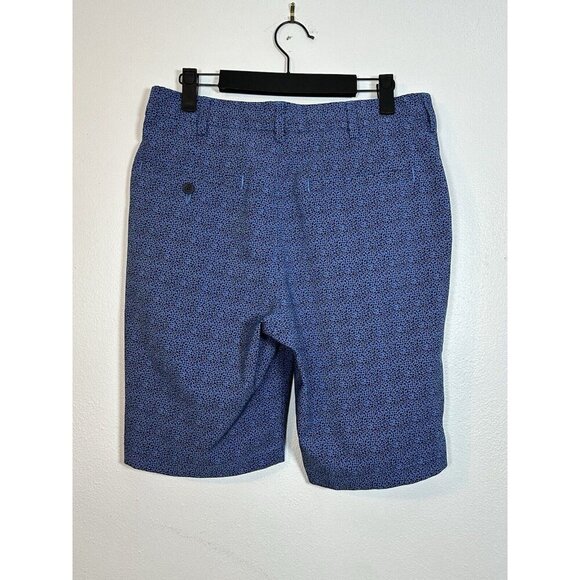 JACK NICKLAUS Golf Shorts Men's Printed Size 30 Flat Front Blue Pockets Comfort - Picture 4 of 9